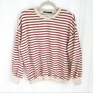 Comfy Striped Terry LS Shirt